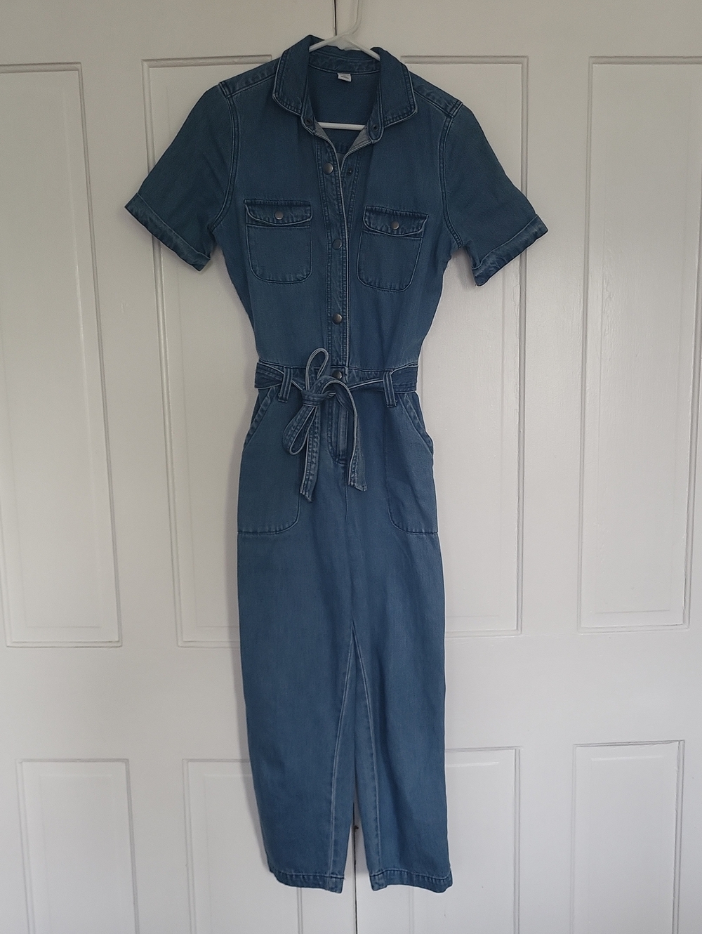 Old Navy Light Blue Denim Jumpsuit
